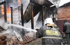 В ВКО на базе отдыха сгорели дома