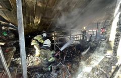 В Алматинской области в одном из ресторанов произошел пожар