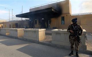 Посольство США обстреляли в Багдаде