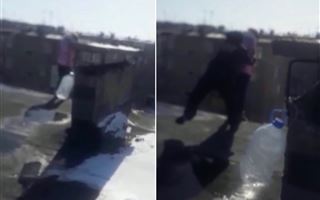 В Карагандинской области школьница пыталась сброситься с крыши высотки 