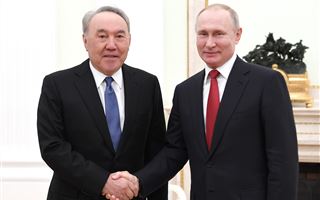 Елбасы встретился с Владимиром Путиным в Москве
