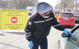 Начальник ДП Алматы обозначил, что ждет нарушителей за попытку обойти блокпост