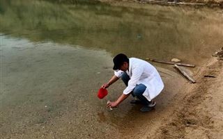 Вместо моря – лужа: жителей Мангистау призывают не купаться в озере вблизи урановых карьеров