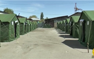 В палаточном лагере в Алматы умер один бездомный