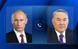 Президент России позвонил Назарбаеву