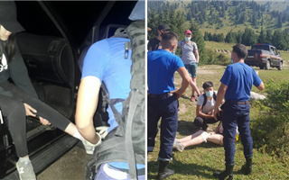 В алматинских горах травмировалась 16-летняя девушка