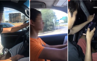 В Актау и Уральске несовершеннолетний сын экс-начальника полиции водил машину без прав