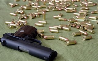 В Караганде у преступников изъяли четыре пистолета и патроны