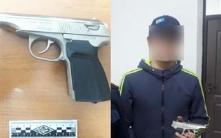 Стрелявшего из оружия хулигана задержали в Талдыкоргане