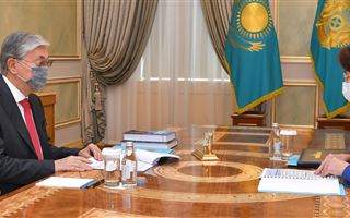 Касым-Жомарт Токаев принял министра информации и общественного развития Аиду Балаеву