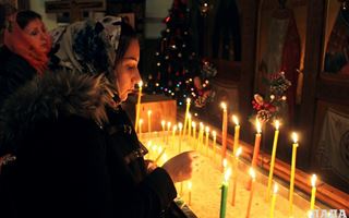 В Актау 30 верующим разрешили встретить Рождество Христово в стенах Благовещенского храма