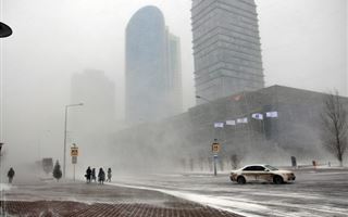 В восьми регионах Казахстана объявлено штормовое предупреждение 