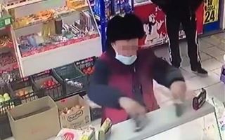 Необычный магазинный вор попал на видео в Петропавловске