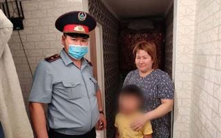 5-летнего мальчика, потерявшегося в Кызылорде, вернули родителям