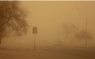 В одном из районов Мангистау разыгралась пыльная буря