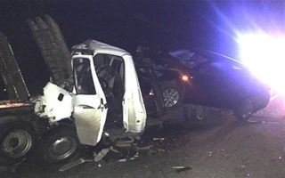 Смертельное ДТП произошло в Акмолинской области – погибли два пассажира