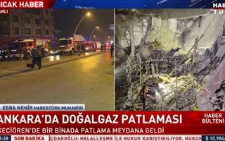 Из-за взрыва в Анкаре обрушился жилой дом