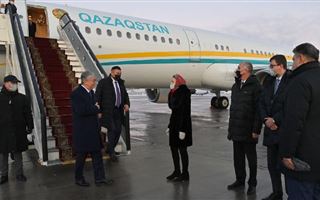 Президент Казахстана прибыл в Санкт-Петербург