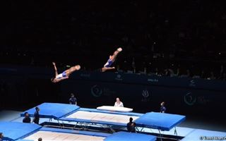 Казахстан вышел в финал Кубка мира по батутной гимнастике