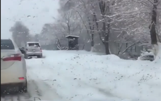 Жители заваленного снегом Алматы жалуются на бездействие акимата