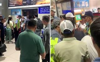Почти на сутки застряли в аэропорту Шымкента пассажиры FlyArystan