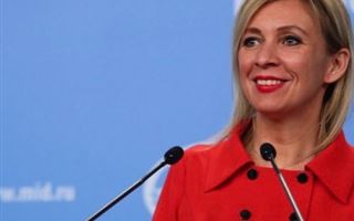 Захарова прокомментировала скандальное заявление посла Украины в Казахстане