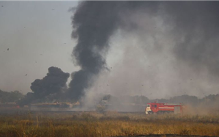 Алматинцы увидели дым от крупного пожара в Алматинской области