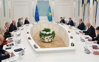 Президент Касым-Жомарт Токаев провел переговоры с Президентом Европейского Совета Шарлем Мишелем 