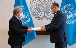 Постоянный представитель Казахстана при ООН вручил верительные грамоты Генеральному секретарю Всемирной организации