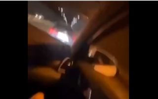 В Казнет попало видео аварии с участием лихача от первого лица