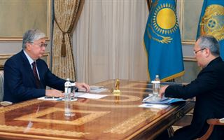 Касым-Жомарт Токаев принял председателя Агентства по финансовому мониторингу Жаната Элиманова