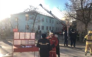Крупный пожар в Актау ликвидировали