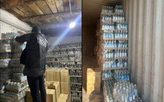 Более 35 тысяч бутылок контрафактного алкоголя изъяли в Караганде