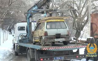 “Авто на дровах” задержано в очередной раз в Алматы