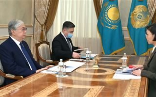 Глава государства принял министра экологии и природных ресурсов Зульфию Сулейменову