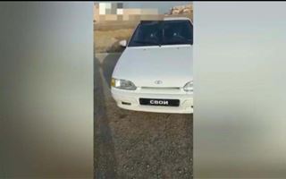 Водителя, у которого на номере было написано "Свои", оштрафовали в Туркестане