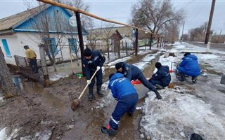 В Западно-Казахстанской области из 5 домов полностью откачана вода