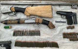 В Жетысуской области нашли оружие, которое похитили в январские события