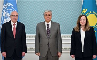 Касым-Жомарт Токаев принял заместителя Генерального секретаря ООН Владимира Воронкова