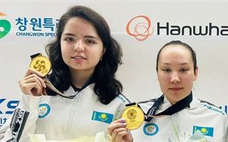 Золото ЧМ-2023 с мировым рекордом завоевали казахстанские стрелки