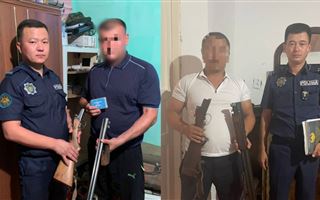 20 единиц незаконного хранящегося оружия изъяли полицейские Туркестанской области 