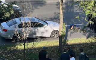 "Начал сразу звонить" - водитель сбил велосипедиста на автобусной полосе в Алматы