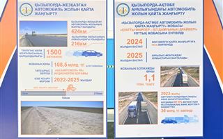Президенту доложили о ходе строительства автодороги «Кызылорда-Жезказган»