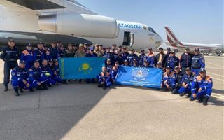 Казахстанские спасатели, оказавшие помощь в ликвидации последствий землетрясения в Афганистане, вернулись на родину