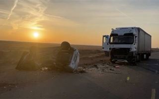 В Карагандинской области смертельное ДТП устроил уснувший за рулем водитель