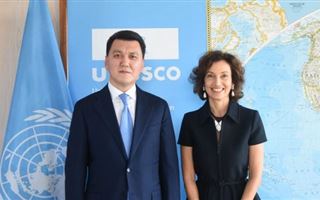 Ерлан Карин встретился с Генеральным директором ЮНЕСКО Одрэ Азуле