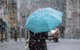 14 февраля на большей части РК пройдут осадки в виде дождя и снега