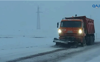 В Жамбылской области продолжаются работы по зимнему содержанию республиканских трасс
