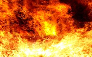 Едва не погиб в пожаре житель Павлодара 
