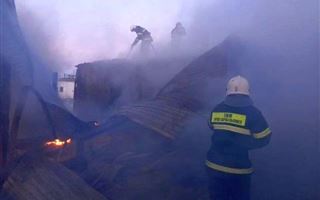 Взрыв предотвратили при пожаре в Павлодарской области